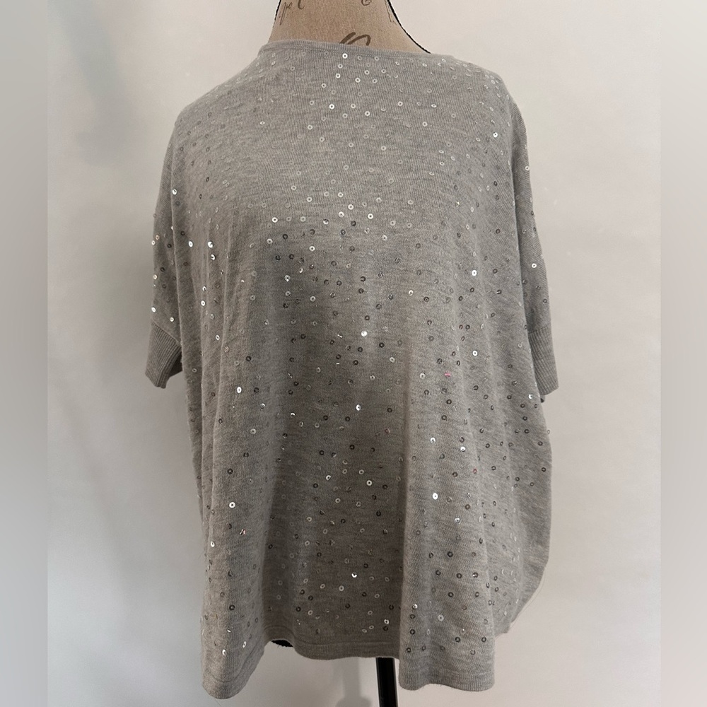 Jennifer Lopez Silver Sequin Blouse